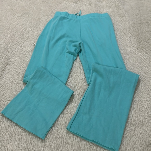 Victoria’s Secret turquoise sparkling sequins soft pants size small - Picture 6 of 6